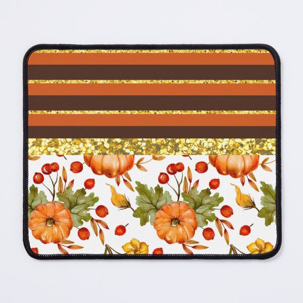 Item preview, Pumpkin And Berries With Glitter (Horizontal Stripes 3) designed and sold by SimplyMe-Plus.