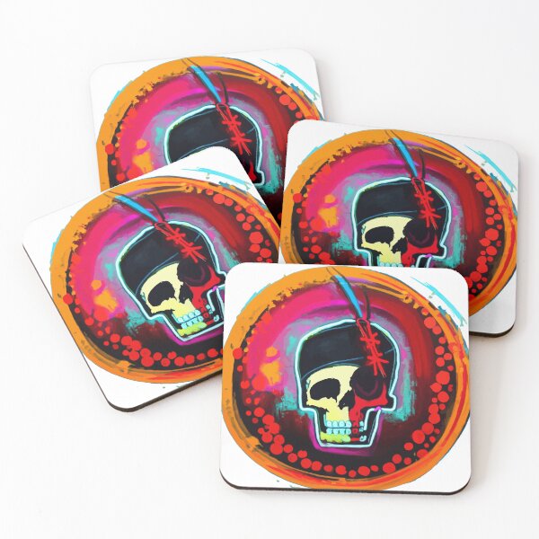 Item preview, #SkullLove Punk Skull 002 designed and sold by MindGlowArt.