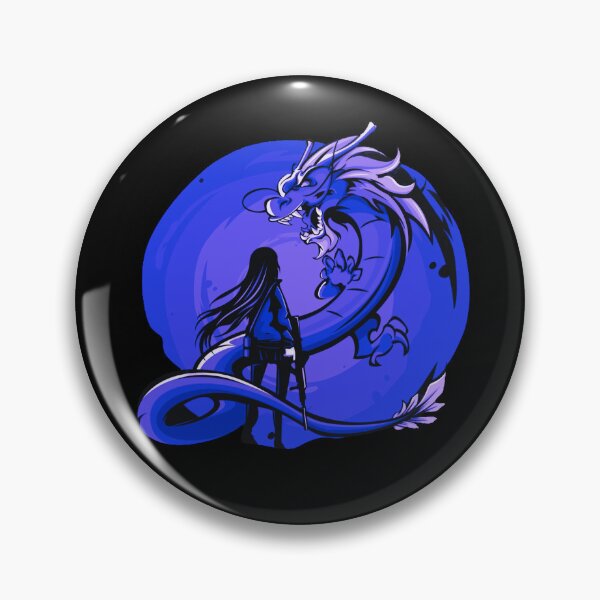 Artikelvorschau, Lila Anime Girl und Dragon Design entworfen und verkauft von Dven-Clothes.