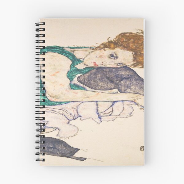 Item preview, HD Seated Woman With Legs Drawn Up , by Egon Schiele - HIGH DEFINITION designed and sold by beoverpowered.