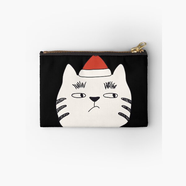 Aperçu de l'œuvre Chat drôle de Noël grincheux créée et vendue par MPMGraphics.