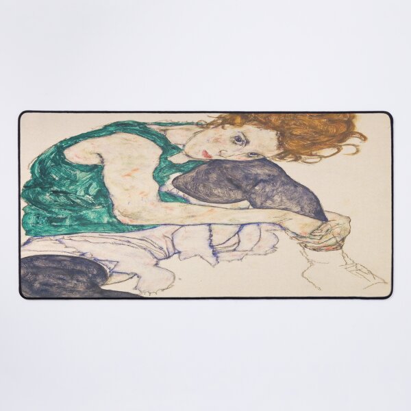 Item preview, HD Seated Woman With Legs Drawn Up , by Egon Schiele - HIGH DEFINITION designed and sold by beoverpowered.