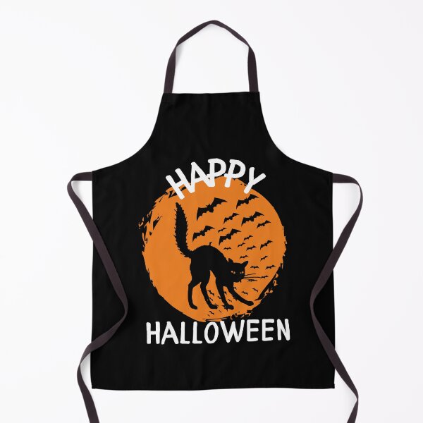 Item preview, Happy Halloween - creepy cat and bats designed and sold by fluffyfriends.
