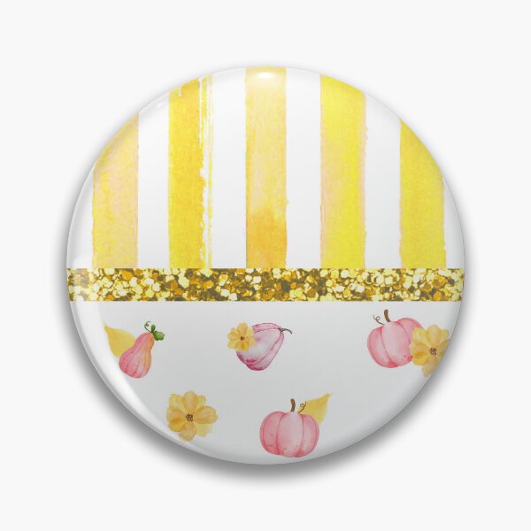 Item preview, Pink Pumpkins And Flowers With Glitter (Stripes 2) designed and sold by SimplyMe-Plus.
