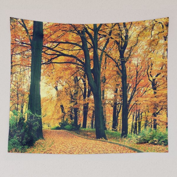 Item preview, Orange autumn forest  designed and sold by Durgaa D.