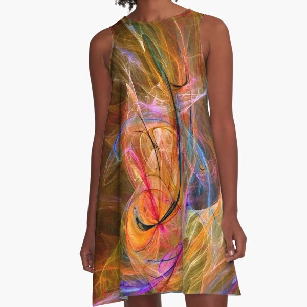 Electric Circus-Art Prints-Mugs,Cases,Duvets,T Shirts,Stickers,etc A-Line Dress
