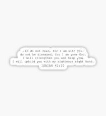 isaiah 41:10 Sticker
