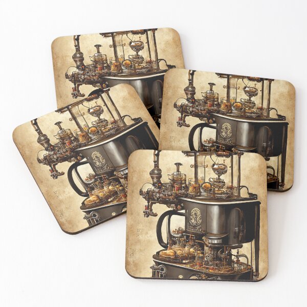 Item preview, Steampunk Coffee Machine  designed and sold by Myriam Iart.