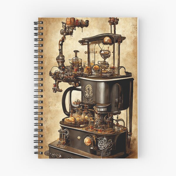 Item preview, Steampunk Coffee Machine  designed and sold by Myriam Iart.