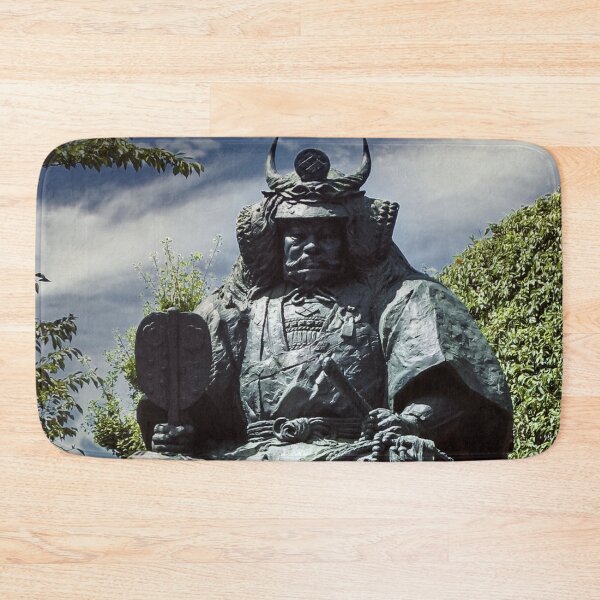 Item preview, Daimyo Takeda Shingen Statue Art Samurai Clan Art Print designed and sold by XIX361ART.