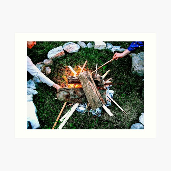 Fire Circle Art Print
