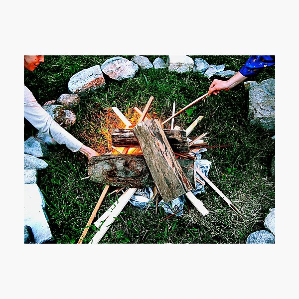 Fire Circle Photographic Print