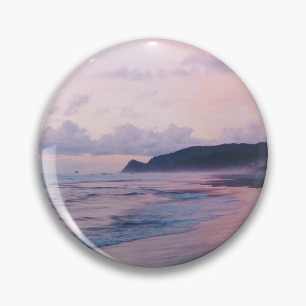 Item preview, Clam ocean waves and purple sky view on Friday evening  designed and sold by Durgaa D.