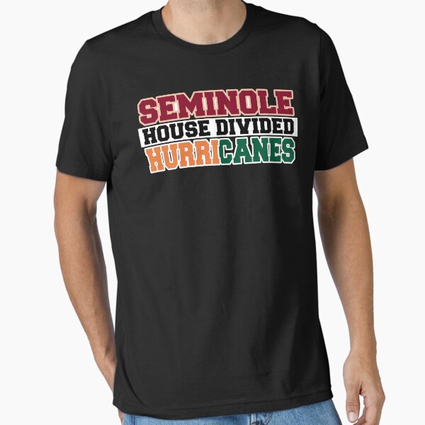 Seminole House Divided Hurricanes Essential T-Shirt