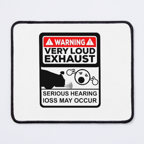 Item preview, Warning Loud Exhaust designed and sold by ElseWorldDesign.