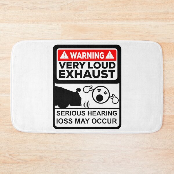 Item preview, Warning Loud Exhaust designed and sold by ElseWorldDesign.