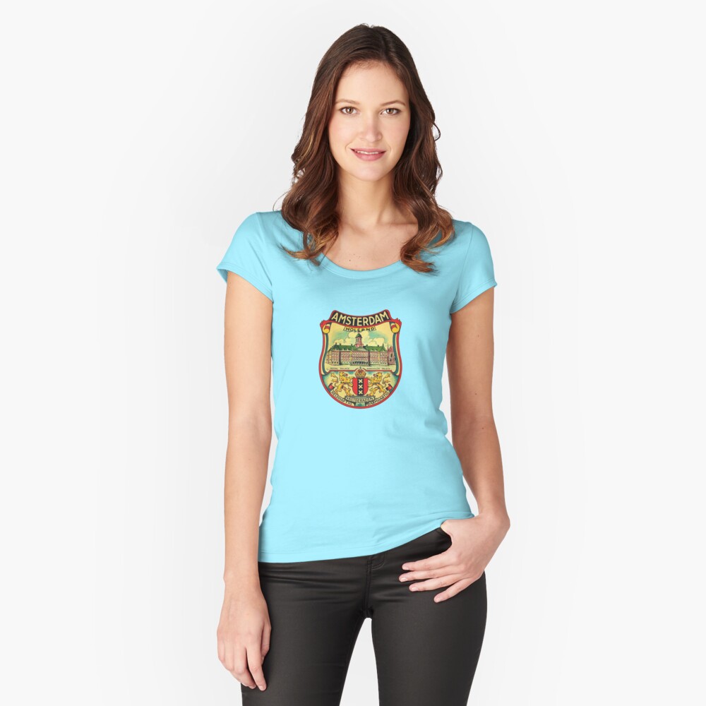 Item preview, Fitted Scoop T-Shirt designed and sold by hilda74.