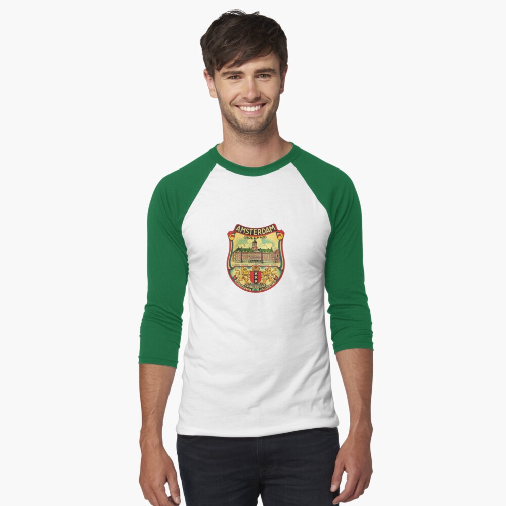 Item preview, Baseball ¾ Sleeve T-Shirt designed and sold by hilda74.