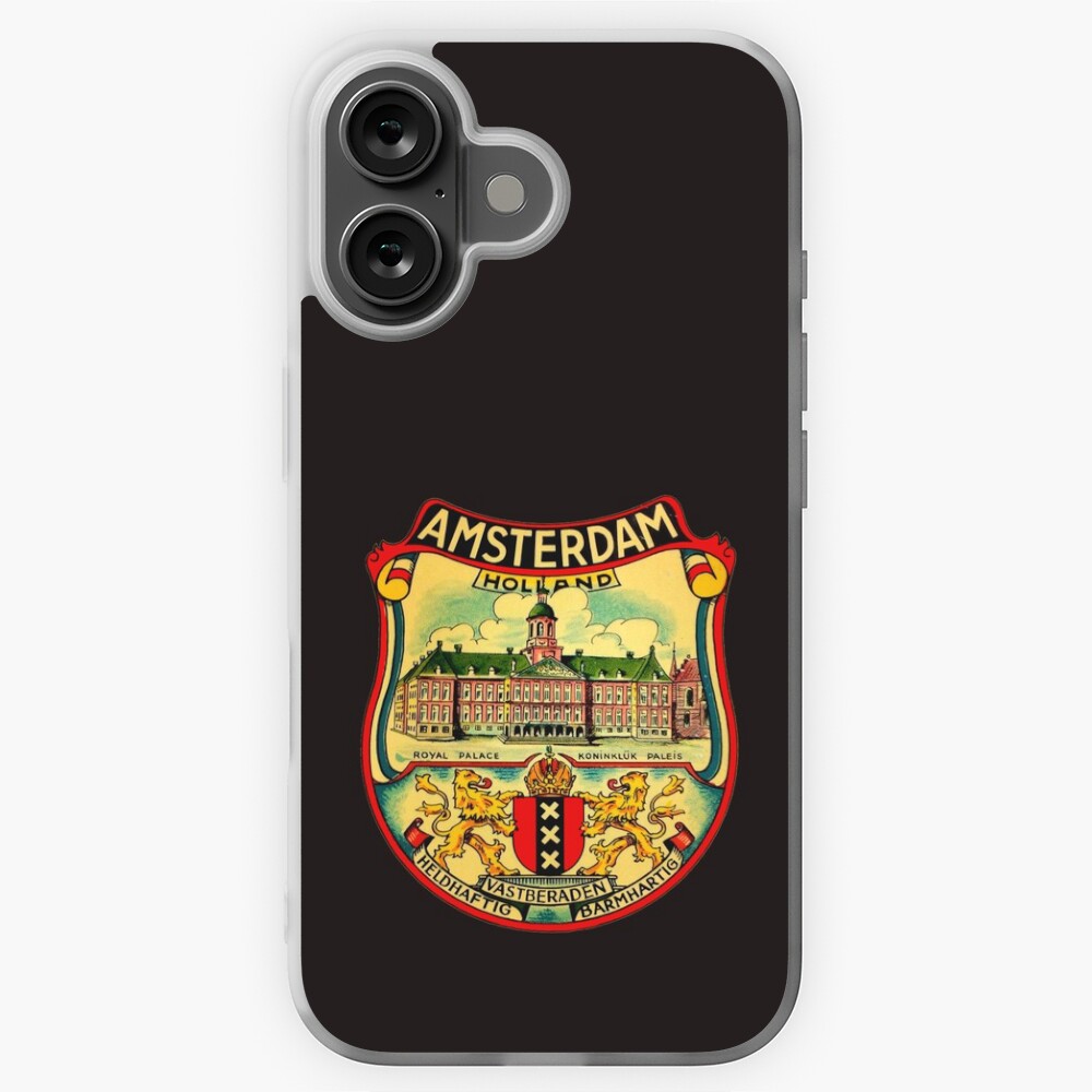 Amsterdam Vintage Travel Decal Sticker
