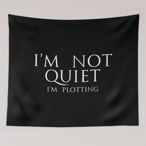 Item preview, Womens Funny Author Gifts - I'm not Quiet Just Plotting Writer V-Neck designed and sold by sorrowfultherma.