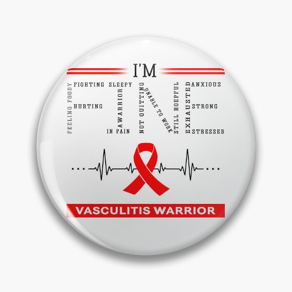 Item preview, I'm Fine Vasculitis Warrior Support Vasculitis Awareness Gifts designed and sold by rechardtee.