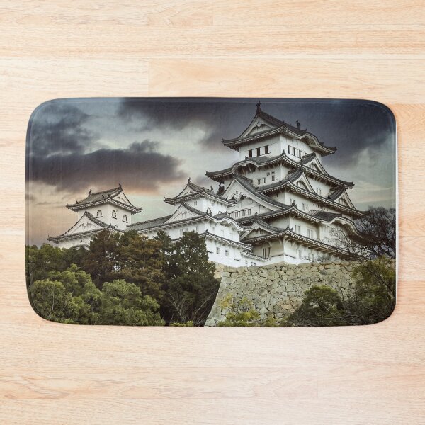 Item preview, Amazing Hilltop Japanese Great Himeji Castle Art Print designed and sold by XIX361ART.