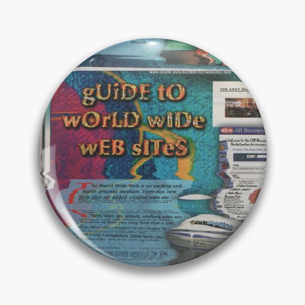 Item preview, Guide to World Wide Web Sites- Y2K aesthetic Glitch art style  designed and sold by Zook Designs.