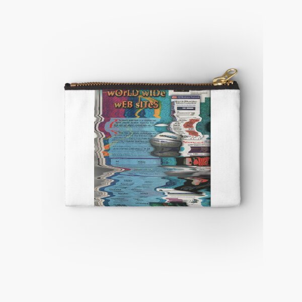 Item preview, Guide to World Wide Web Sites- Y2K aesthetic Glitch art style  designed and sold by Zook Designs.