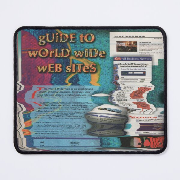 Item preview, Guide to World Wide Web Sites- Y2K aesthetic Glitch art style  designed and sold by Zook Designs.