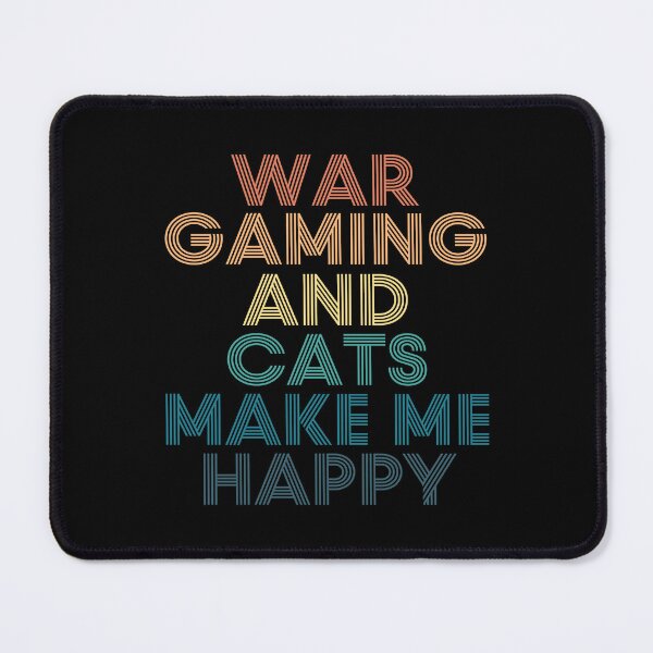 Item preview, War Gaming And Cats Make Me Happy designed and sold by kindxinn.