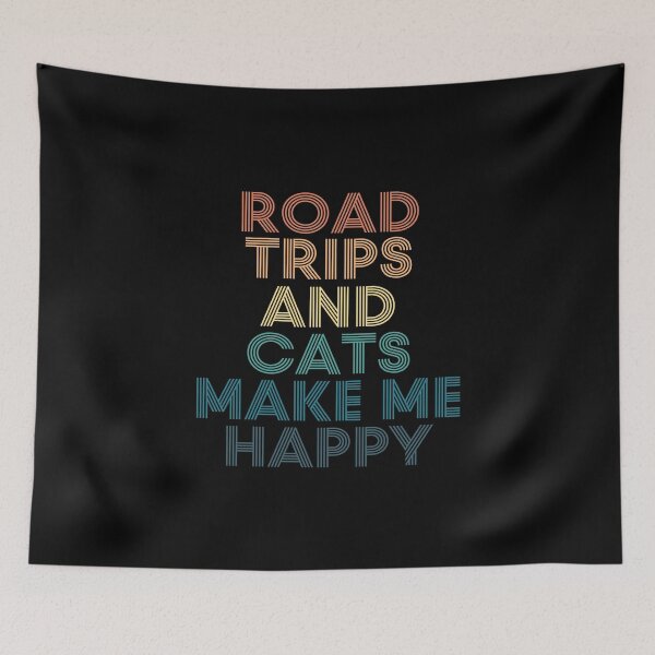Item preview, Road Trips And Cats Make Me Happy designed and sold by kindxinn.