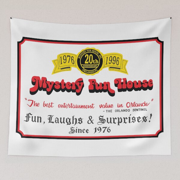 Item preview, Mystery Fun House Exterior Anniversary Plaque designed and sold by landronart.