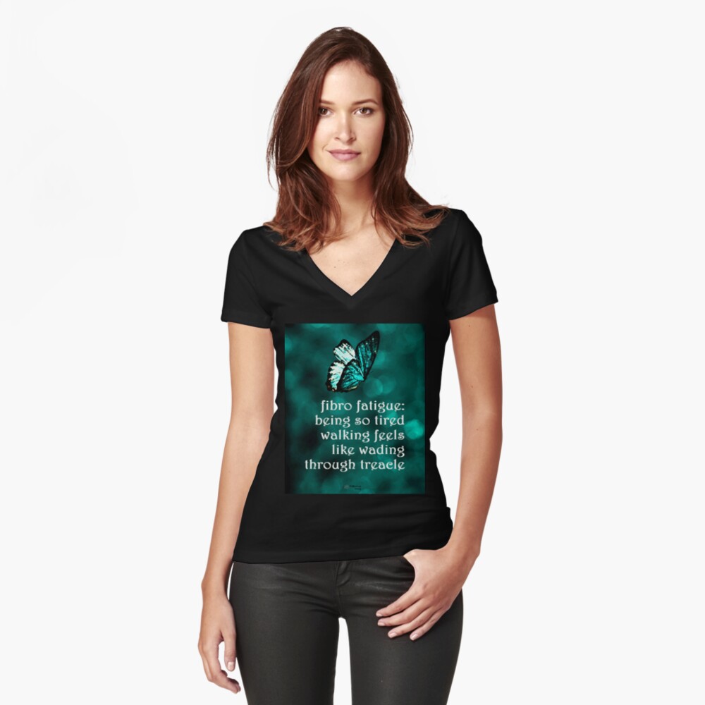 Item preview, Fitted V-Neck T-Shirt designed and sold by FABulous-living.