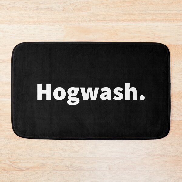 Item preview, Hogwash, sarcastic and funny, nonsense, balderdash, bull, sarcasm and witty T-shirt and sticker. designed and sold by PlainCrankyT.