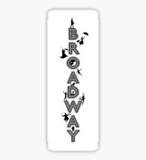 Broadway Marquee Celebration Sticker