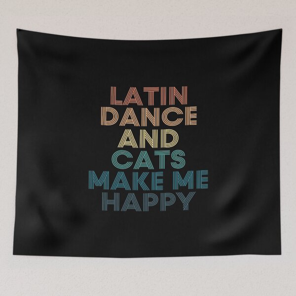 Item preview, Latin dance And Cats Make Me Happy designed and sold by kindxinn.