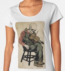 The Death Fiddler And His Sparrow Companion Women's Premium T-Shirt