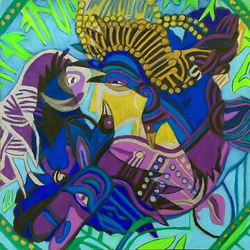 Artwork thumbnail, Hugin and Munin by Denise Weaver Ross