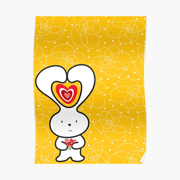 Valentine Bunny Poster