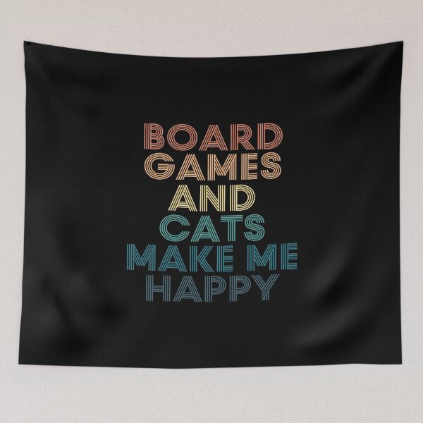 Item preview, Board games And Cats Make Me Happy designed and sold by kindxinn.