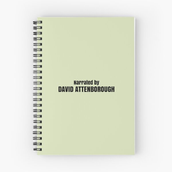 Item preview, Narrated by David Attenborough  designed and sold by keilamariadesig.