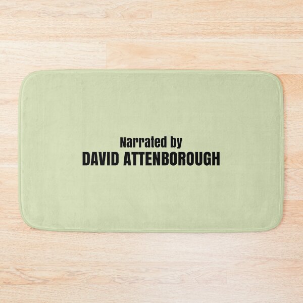 Item preview, Narrated by David Attenborough  designed and sold by keilamariadesig.