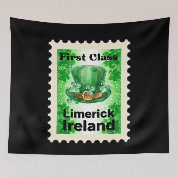 Item preview, First Class Limerick Ireland Stamp designed and sold by IrishPOD.