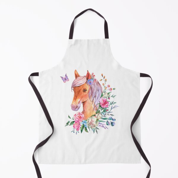 Item preview, Floral Horse Watercolor designed and sold by Darius Bocos.