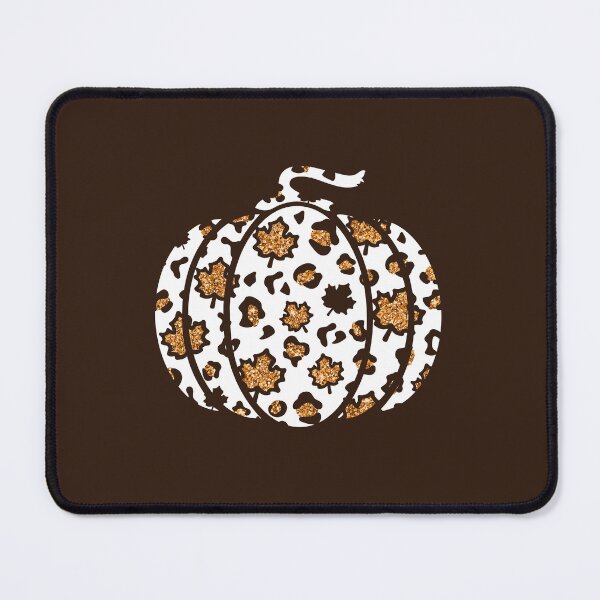 Item preview, Leopard Print Glitter Maple Leaf Pumpkin designed and sold by SimplyMe-Plus.