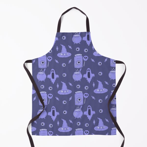 Item preview, Incredible creepy Halloween pattern with a purple background to always carry the spirit of Autumn with you designed and sold by Patternschidos.