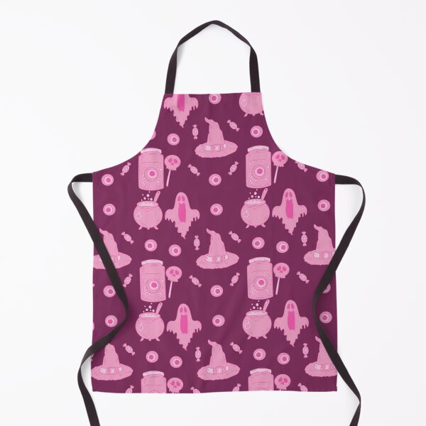 Item preview, Incredible creepy Halloween pattern with a pink background to always carry the spirit of Autumn with you designed and sold by Patternschidos.
