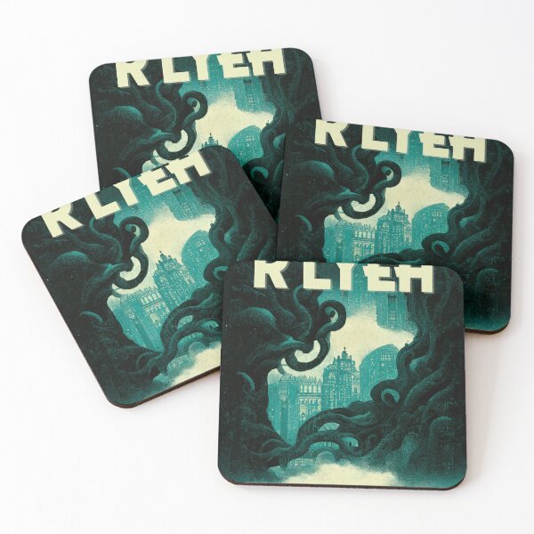 Item preview, Vintage Lovecraftian Travel Poster designed and sold by Wavesbender.
