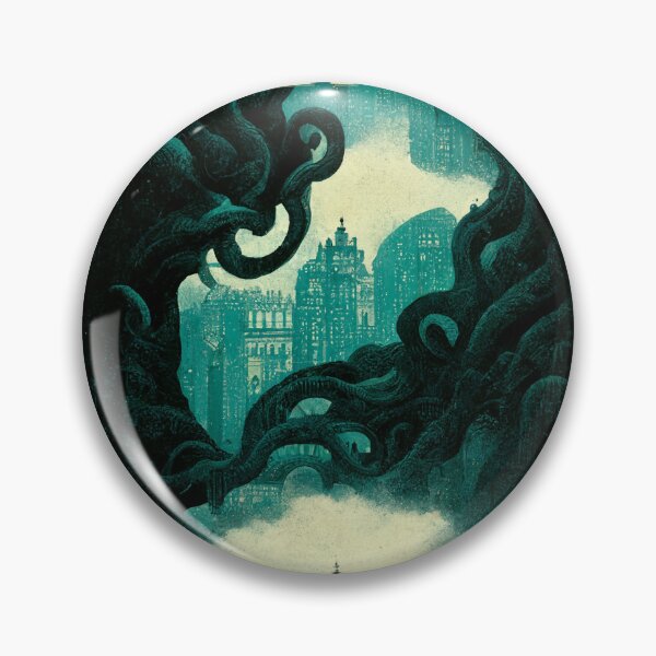 Item preview, Vintage Lovecraftian Travel Poster designed and sold by Wavesbender.