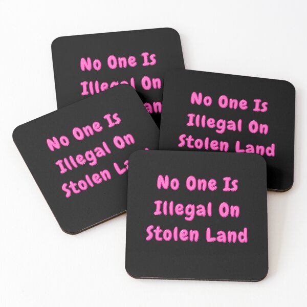 Item preview, No One Is Illegal On Stolen Land | Native America Heritage Month - Funny And Cute quotes designed and sold by Designspot2020.
